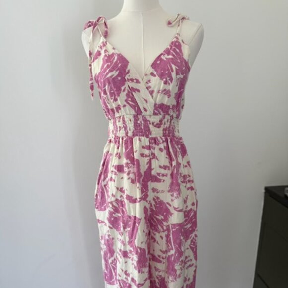 White and Pink Romper - Picture 1 of 2